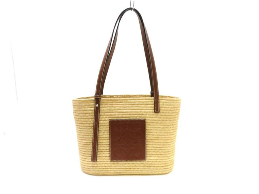 Loewe Square Bag Basket Beige Cream Brown